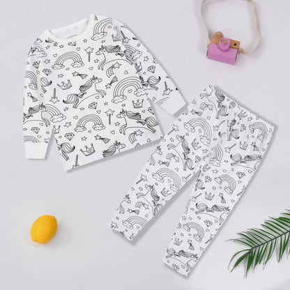 Zauberhafter Pyjama zum Ausmalen