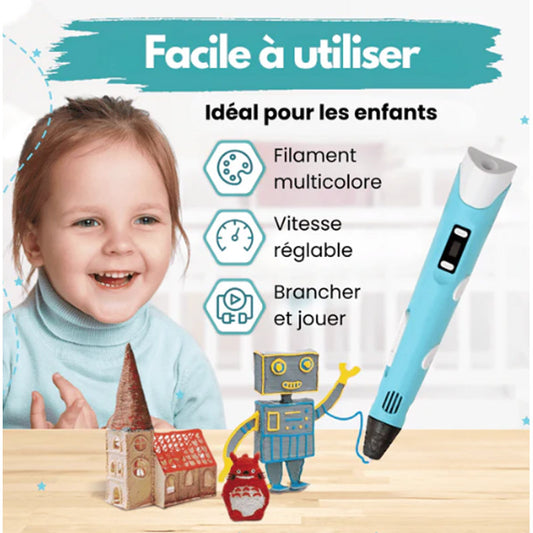 Stylo Magique 3D CreaKid™